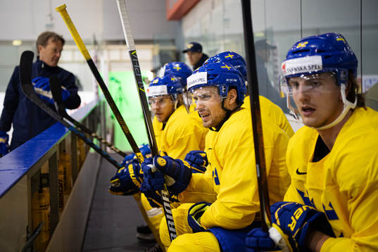 Marcus Krüger of Sweden at a practice session