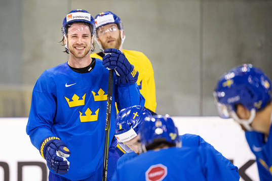 Elias Lindholm of Sweden at a practice session