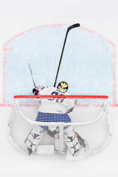 Goaltender Henrik Holm of Norway
