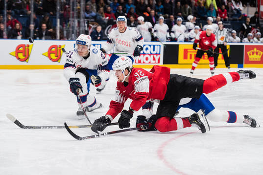 Christian Bull of Norway  and of Switzerland Gaetan Haas of