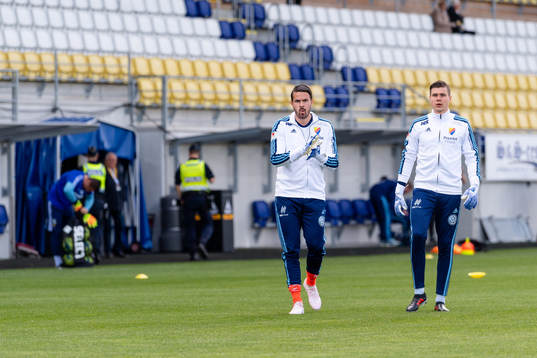 Djurgårdens målvakt Tommi Vaiho och målvakt Per Kristian