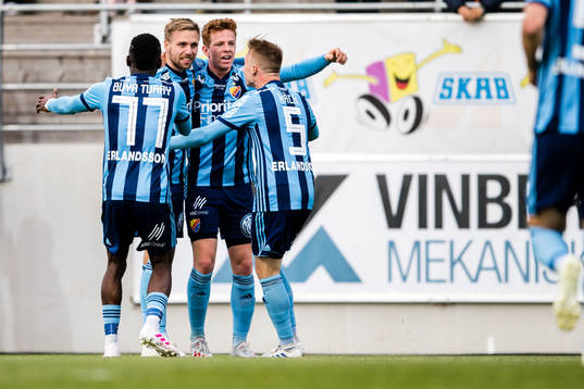 Djurgårdens Jonathan Ring jublar