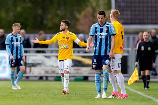 Falkenbergs Tibor Brink Joza deppar