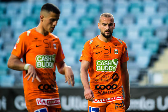 Varbergs Astrit Seljmani och Perparim Beqaj deppar