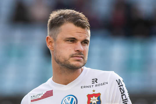 Örgrytes Hannes Sahlin vid line-up