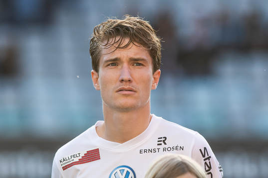 Örgrytes Jakob Lindström vid line-up