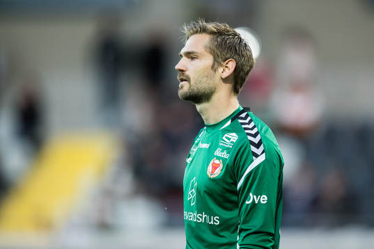Kalmars målvakt Lucas Hägg-Johansson