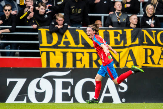 Helsingborgs Max Svensson jublar