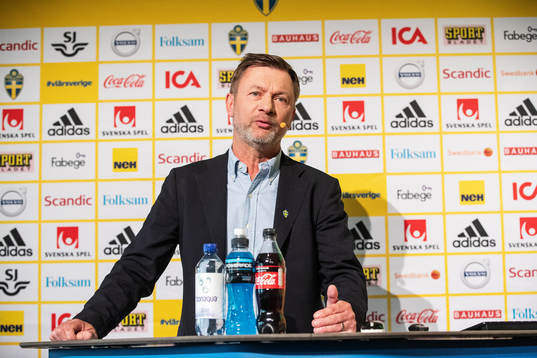 Peter Gerhardsson head coach of Sweden