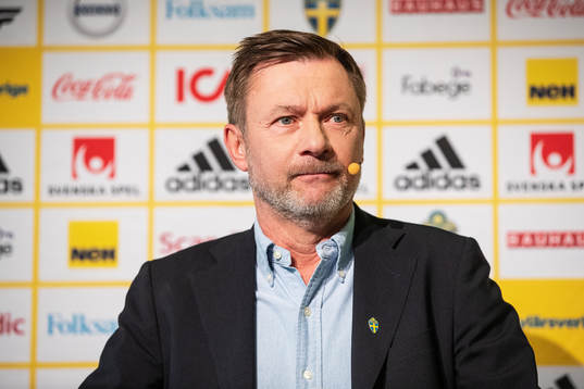 Peter Gerhardsson head coach of Sweden