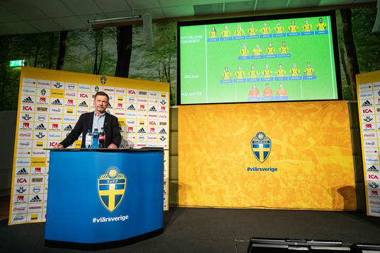 Peter Gerhardsson head coach of Sweden