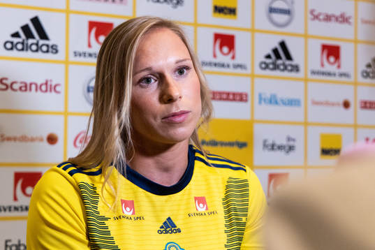 Jonna Andersson of the Swedish national football team