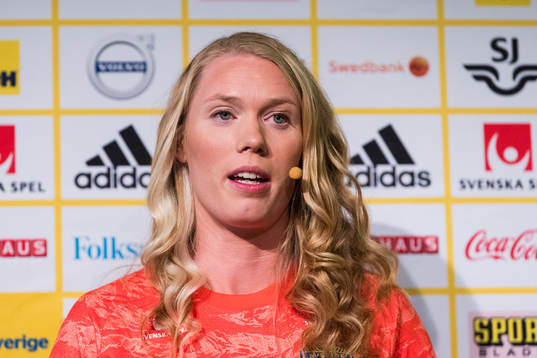 Goalkeeper Hedvig Lindahl of the Swedish national football