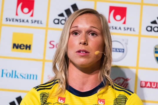 Jonna Andersson of the Swedish national football team