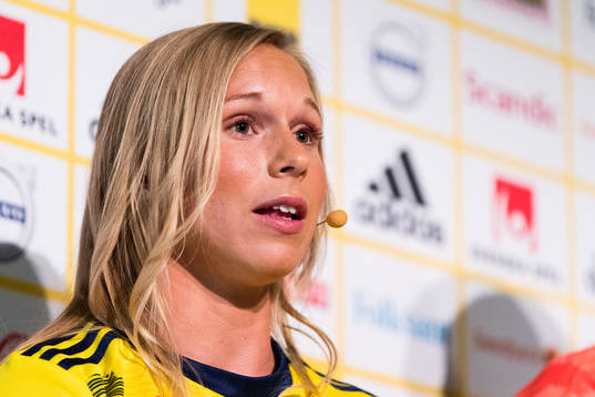 Jonna Andersson of the Swedish national football team