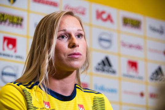 Jonna Andersson of the Swedish national football team