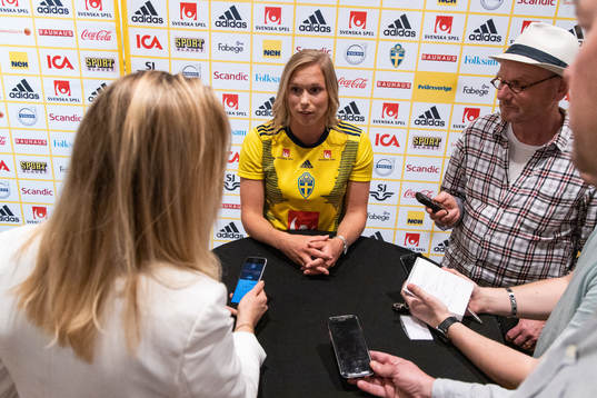 Jonna Andersson of the Swedish national football team