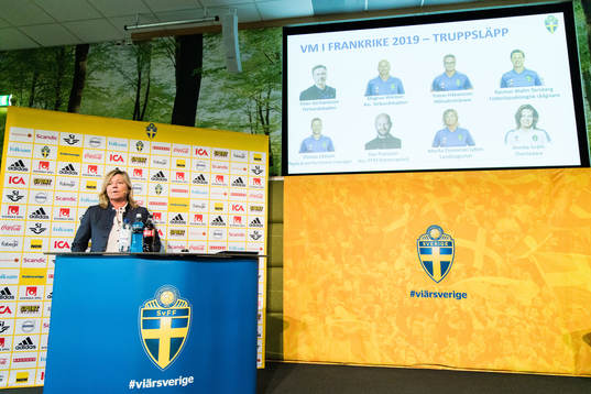 Team manager of Sweden Marika Domanski Lyfors