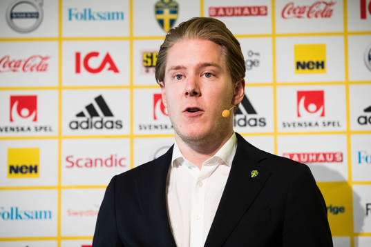 Media officer of the Swedish national football team Fredrik
