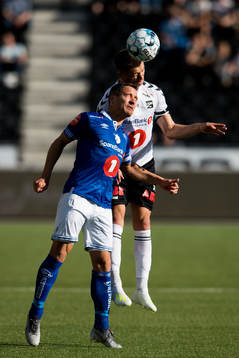 Mads Reginiussen of Ranheim and Vebjørn Hoff of Odd