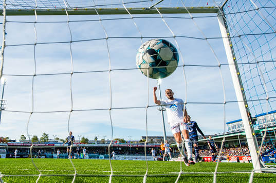 Eirik Hestad of Molde celebrates afterbrates the 1-0 goal