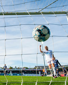 Eirik Hestad of Molde celebrates afterbrates the 1-0 goal
