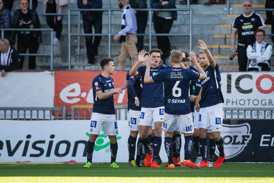IFK Norrköpings Alexander Fransson jublar