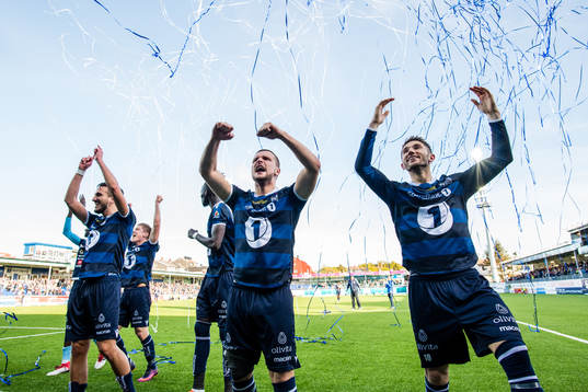 Flamur Kastrati and Liridon Kalludra of Kristiansund