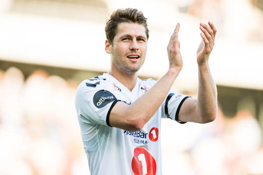 Fredrik Semb Berge of Odd celebrates