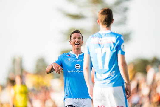 Daniel Edvardsen and Ingvald Halgunset of Sandnes Ulf