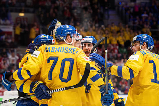 Marcus Krüge, Dennis Rasmussen, Oskar Lindblom, Erik