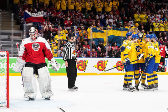 Adam Larsson, William Nylander, Patric Hörnqvist and
