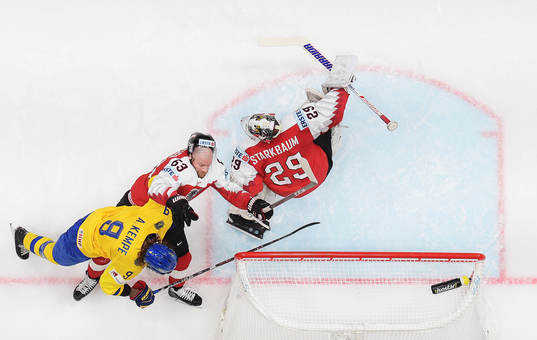 Adrian Kempe of Sweden and Markus Schlacher of Austria