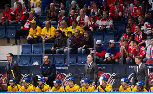 Head coach Rikard Grönborg, assistant coach Johan