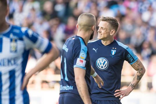 Malmö FFs Sören Rieks deppar