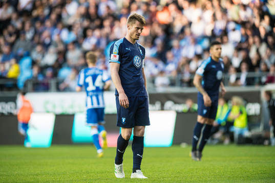Malmö FFs Markus Rosenberg deppar