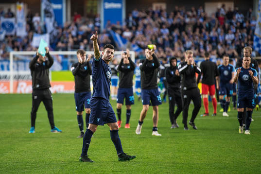 Malmö FFs Behrang Safari tackar publiken