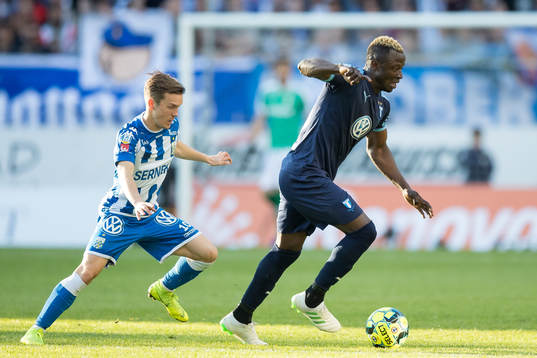 IFK Göteborgs Patrik Karlsson Lagemyr och Malmö FFs Bonke