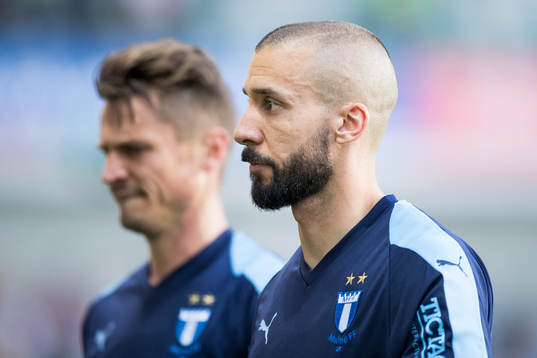 Malmö FFs Markus Rosenberg och Guillermo Molins