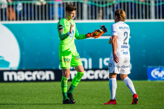 Andreas Christopher Linde of Molde looks dejected