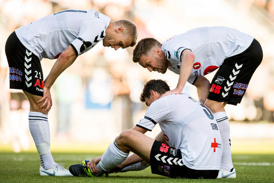 Steffen Hagen, Fredrik Semb Berge and Espen Ruud of Odd