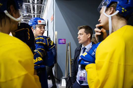 Philip Holm, Elias Pettersson and Dennis Rasmussen of