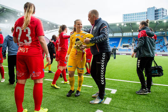 Goalkeeper Oda Marie Bogstad of Arna-Bjørnar