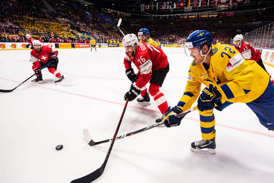 Joel Genazzi of Switzerland and Patric Hörnqvist of Sweden