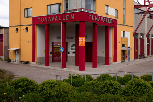 Exteriör av Tunavallen