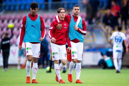 Helsingborgs Adham El Youssef , Filip Sjöberg och Mattias