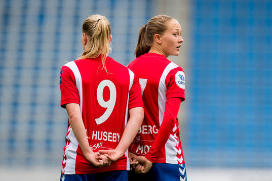 Linn Huseby and Camilla Linberg of Lyn