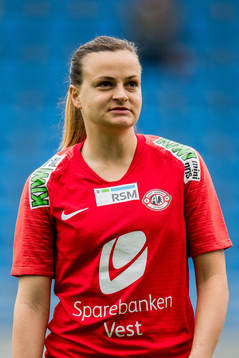 Milica Mijatovic of Arna-Bjørnar the Toppserien football