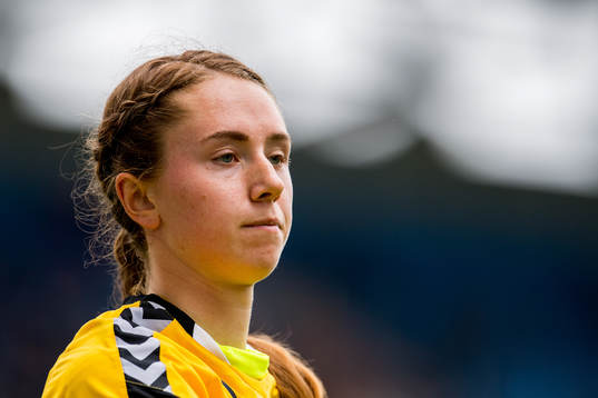 Goalkeeper Karen Olive Sneve of Lyn