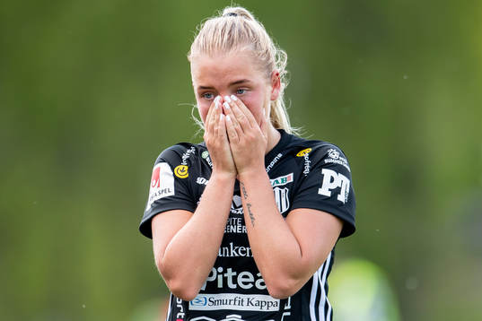 Piteås Ronja Aronsson deppar